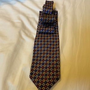 Stefano Ricci Men's Neck Tie 100% Silk deLisi Italy Blue